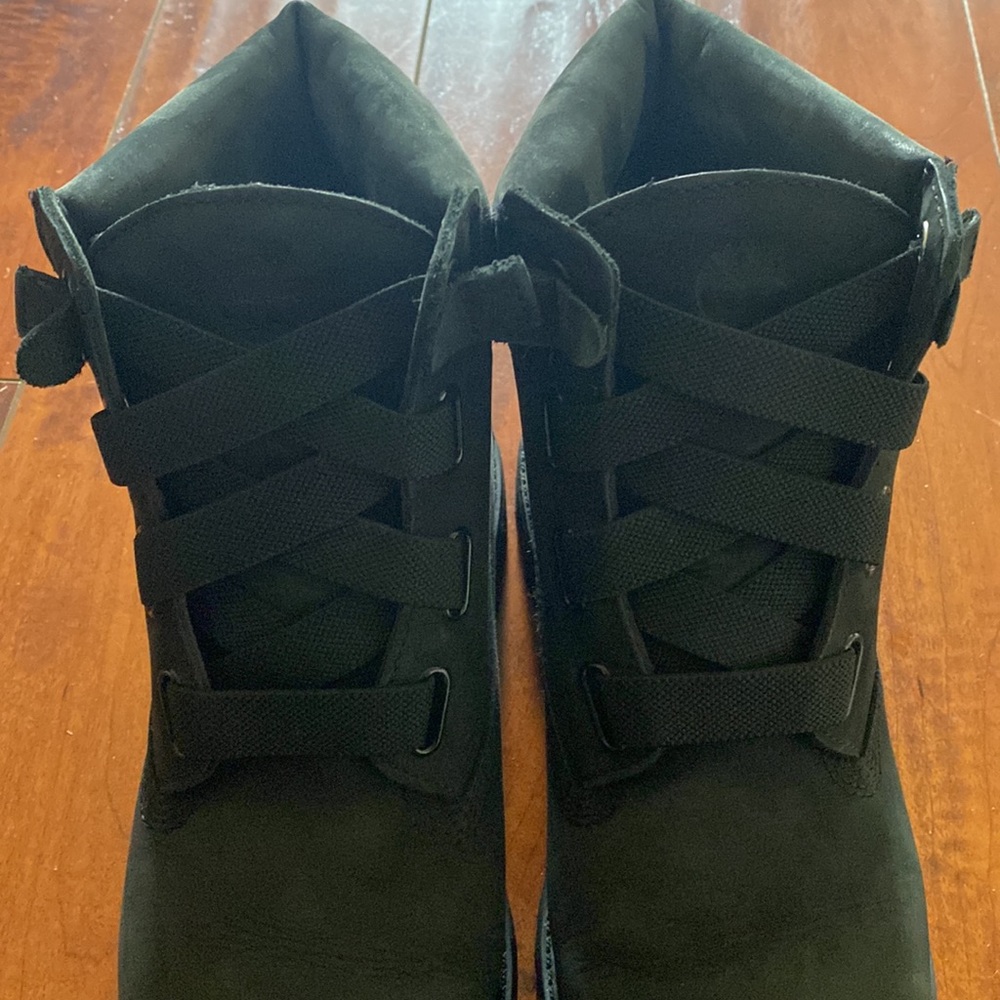 ** Timberland Premium Waterproof Convenience Boots Black Nubuck Women’s 9 - Picture 6 of 8